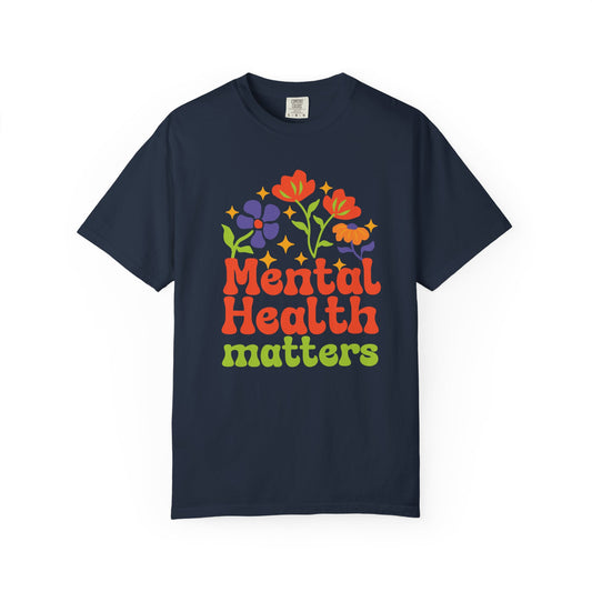 Mental Health Matters Floral T-shirt