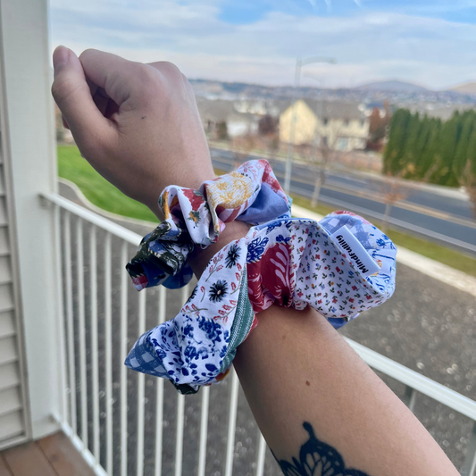 Prairie Patchwork Scrunchie