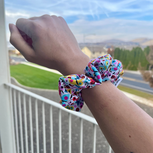 Butterfly Garden Scrunchie